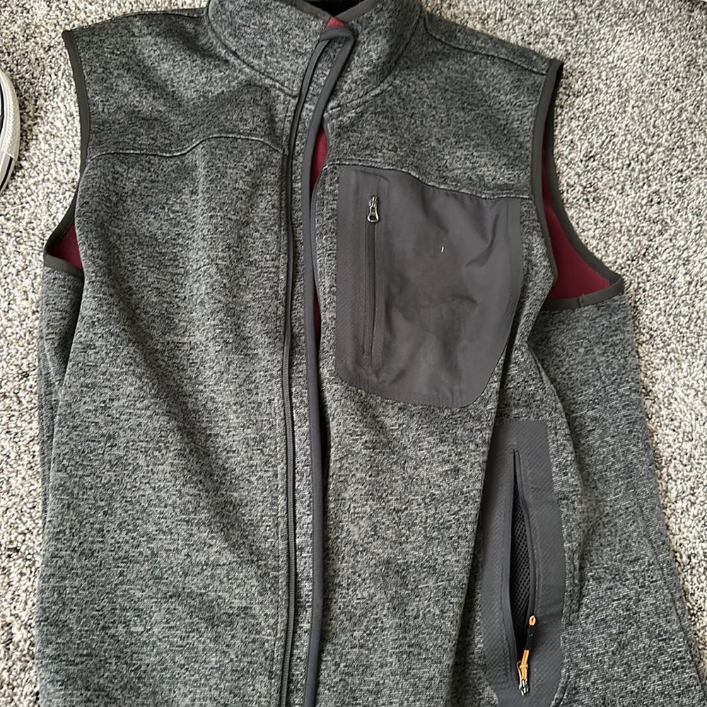 Orvis R65 sweater contrast vest men’s size XL